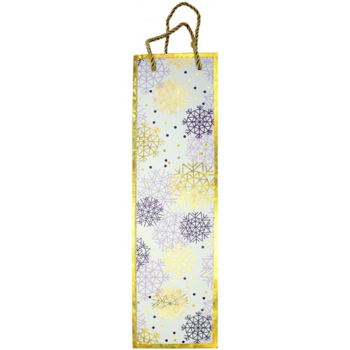 Пакет подарунковий під пляшку "Buromax" 11х38х11см Новий Рік тисн. фольгою BM.2000129(12)