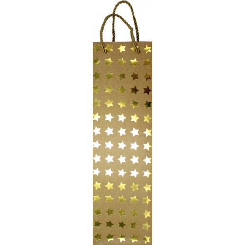 Пакет подарунковий під пляшку "Buromax" 11х38х11см Новий Рік тисн. фольгою BM.2000129(12)