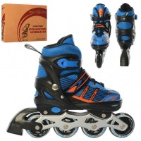 Ролики розсувні M(39-42) PU,в кор-ці №A4139-L-BL(1)