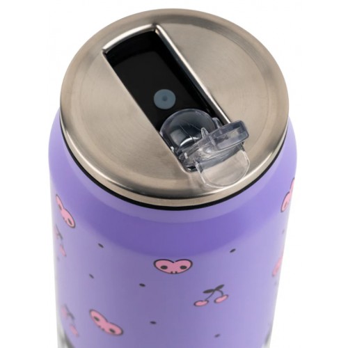 Термос з трубочкою метал. 0,5л "Kite" Kuromi №HK25-1264