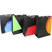 Пакет подарунковий папер. 24,5х9,5х32см мікс,4 види №P-L005/461503/Лідер/(12)