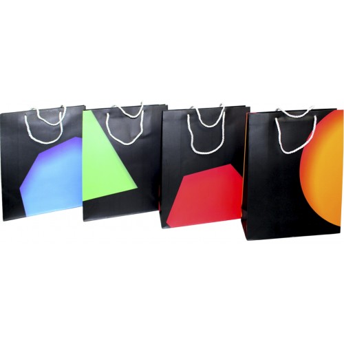 Пакет подарунковий папер. 24,5х9,5х32см мікс,4 види №P-L005/461503/Лідер/(12)