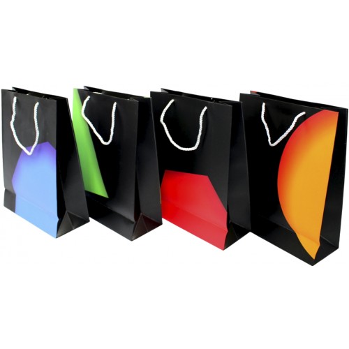 Пакет подарунковий папер. 24,5х9,5х32см мікс,4 види №P-L005/461503/Лідер/(12)