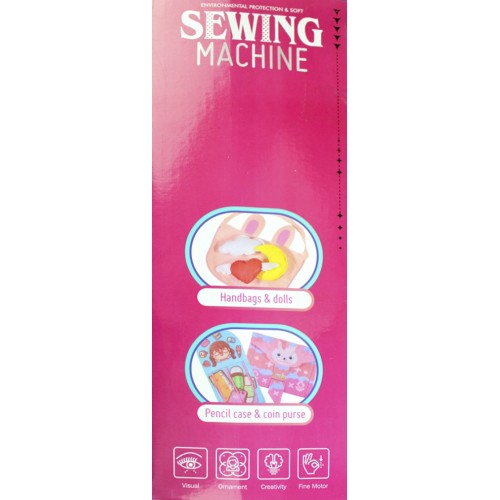 Набір для творч. "Швейна машнка" шиє, наповн., нитки,аксес.,на бат-ці,в кор-ці №KSY899(12)