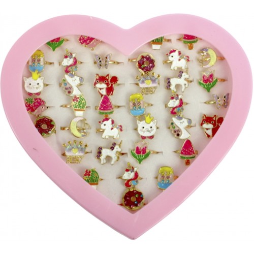 Каблучка метал.,в дисплеї 15х14х2,5см №A8584(36)(900)