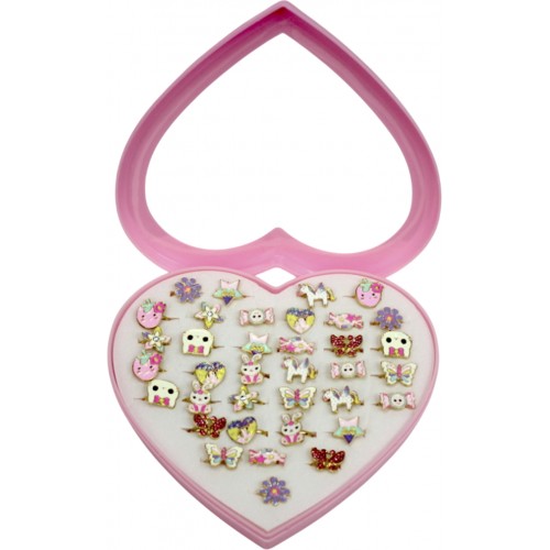 Каблучка метал.,в дисплеї 15.5х14х2,5см №A8585(36)(900)