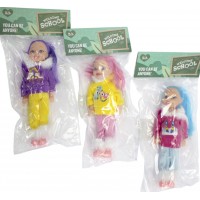 Лялька 14см,10х19х3см,в кульку,3 види №A129(80)