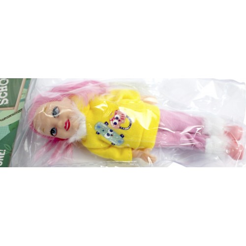 Лялька 14см,10х19х3см,в кульку,3 види №A129(80)