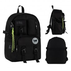 Рюкзак "GoPack" Education Teens 1від.,5карм. чорний №GO26-2500L-3(10)
