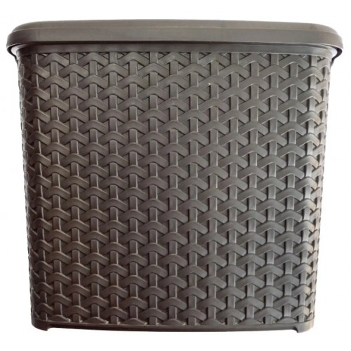 Кошик з кришкою 6л коричневий №К7-534(8)