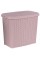 Кошик з кришкою 6л пудровий №К7-805(8)