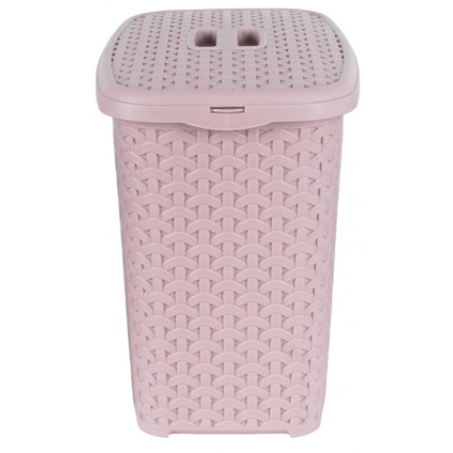Кошик з кришкою 6л пудровий №К7-805(8)
