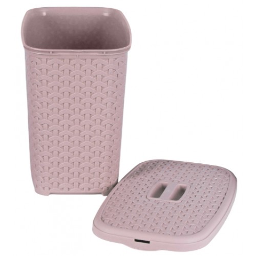 Кошик з кришкою 6л пудровий №К7-805(8)