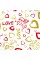 Папір пакувальний 70х100см Love №128/Фоліо/(200)