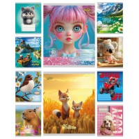 Зошит 12арк. лін. /ТВ/ "12ЛВ-Мікс" №ТА62100(25)(600)