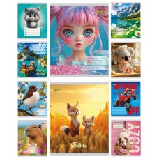 Зошит 12арк. лін. /ТВ/ "12ЛВ-Мікс" №ТА62100(25)(600)