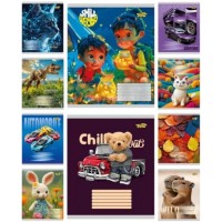 Зошит 12арк. лін. /ТВ/ "12ЛВ МІКС-5" №ТА62110(25)(600)