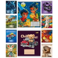 Зошит 12арк. лін. /ТВ/ "12ЛВ МІКС-5" №ТА62110(25)(600)