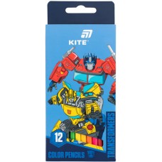 Олівці кольор. 12 кольор. "Kite" №TF26-051 Transformers(12)(240)
