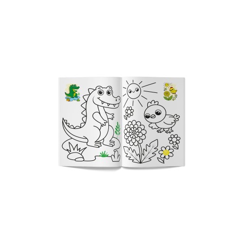 Книга А5 "Кольорованка. Кольори" №6284/Кристал Бук/(50)