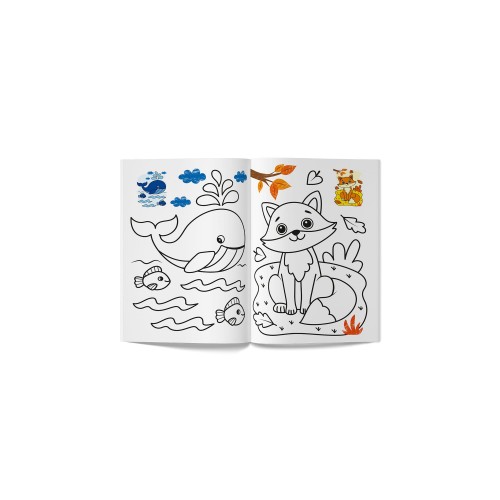 Книга А5 "Кольорованка. Кольори" №6284/Кристал Бук/(50)