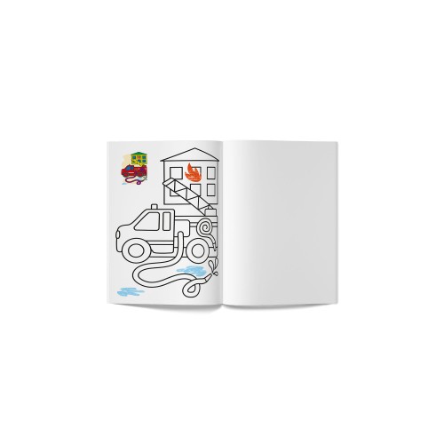 Книга А5 "Кольорованка. Транспорт" №6314/Кристал Бук/(50)