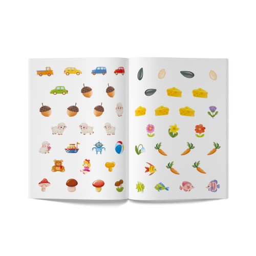 Книжка А5 "Перші наліпки для малят. Вимовляю звуки" №6208/Кристал Бук/(50)