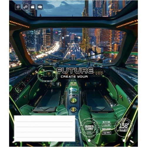 Зошит 18арк. кліт. Школярик виб. УФ-лак №018-3674K(30)(300)