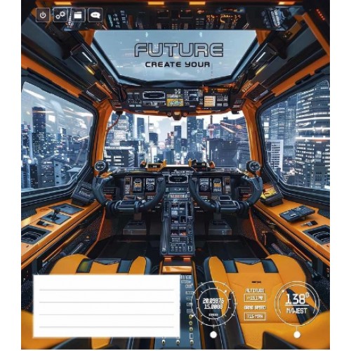 Зошит 18арк. кліт. Школярик виб. УФ-лак №018-3674K(30)(300)