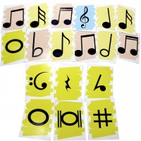 Набір магнітних нотних знаків/НУШ
