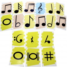 Набір магнітних нотних знаків/НУШ