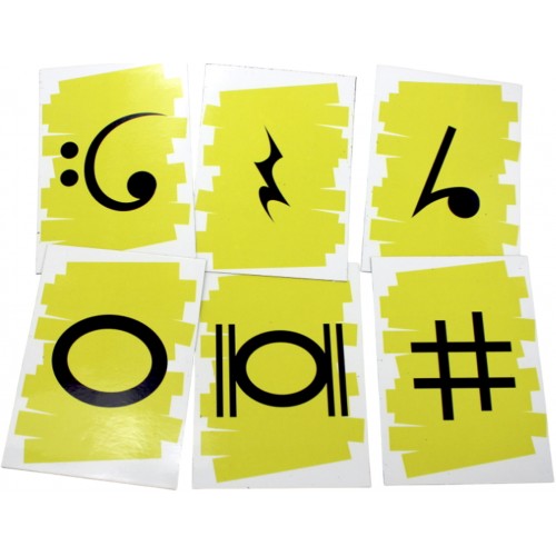 Набір магнітних нотних знаків/НУШ