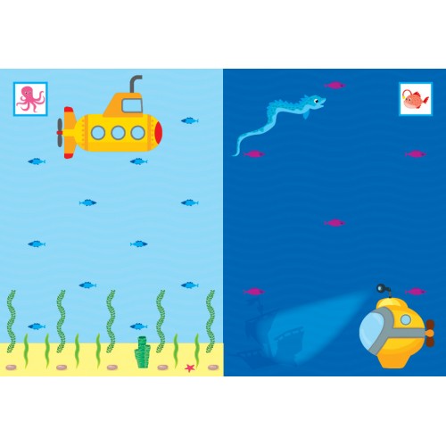 Книжка А5 "Наклей, малятко! Біп-біп! Швидкий транспорт" 48 наліпки №4993/УЛА/(30)