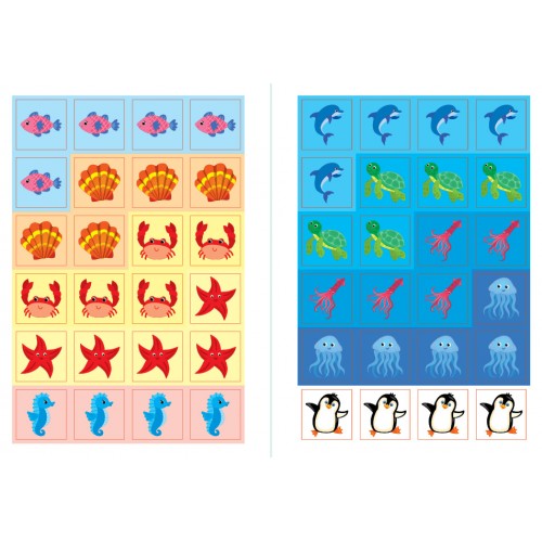 Книжка А5 "Наклей, малятко! Буль-буль! Хто живе в морі?"  48 наліпки №5006/УЛА/(30)