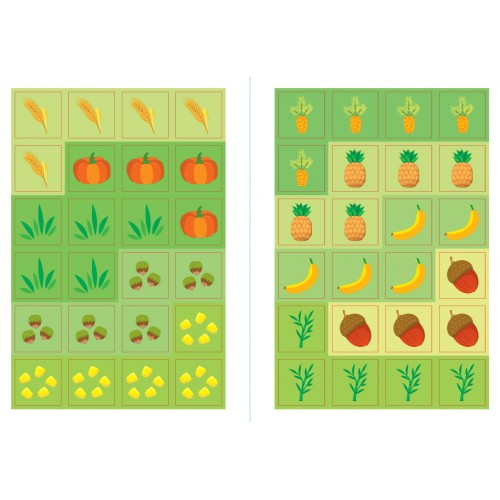 Книжка А5 "Наклей, малятко! Хрум-хрум! Що їдять тваринки?" 48 наліпки №5068/УЛА/(30)