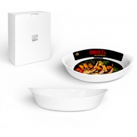 Форма для запікання 0,65л 25,5х13,5х4см склокерам. овал №50050-01/S&T/(16)