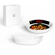 Форма для запікання 0,65л 25,5х13,5х4см склокерам. овал №50050-01/S&T/(16)