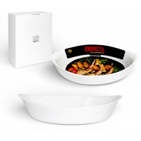 Форма для запікання 1,9л 33,5х20х6,5см склокерам. овал №50052-01/S&T/(12)