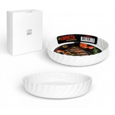 Форма для запікання 2,5л 31х24х7см склокерам. овал №50055-01/S&T/(8)