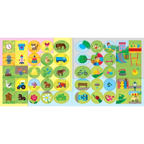 Книжка В5 "Я вчуся читати 4+" 100 наліпок №4290/УЛА/(30)