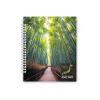 Блокнот пруж. В5 60арк. кліт. карт. "Невідомі куточки світу" Japan №O20300-02/Optima/(40)