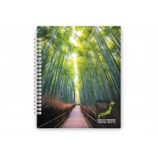 Блокнот пруж. В5 60арк. кліт. карт. "Невідомі куточки світу" Japan №O20300-02/Optima/(40)