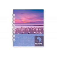 Блокнот пруж. В5 60арк. кліт. карт. "Невідомі куточки світу" Namibia №O20300-03/Optima/