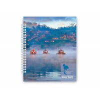 Блокнот пруж. В5 60арк. кліт. карт. "Невідомі куточки світу" Thailand №O20300-06/Optima/