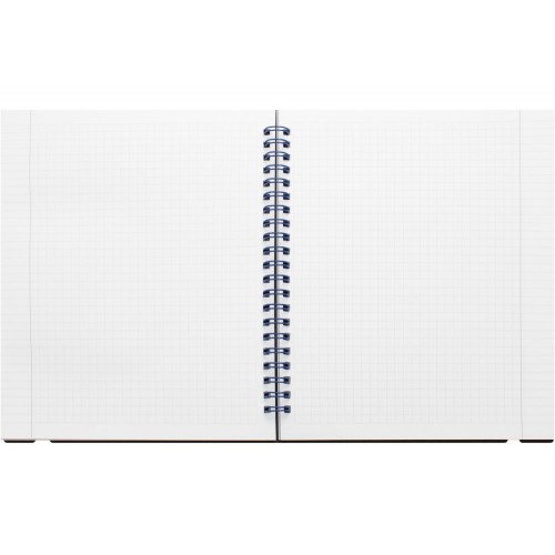 Блокнот пруж. бок. В5 60арк. кліт. пласт. з резинкою №O25948-01/Optima/(40)