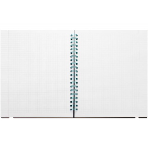 Блокнот пруж. бок. В5 60арк. кліт. пласт. з резинкою №O25948-04/Optima/(40)