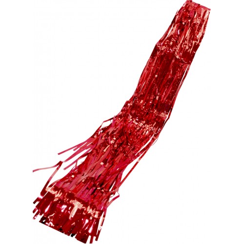 Шторка для фотозони 1х2м червона голограма