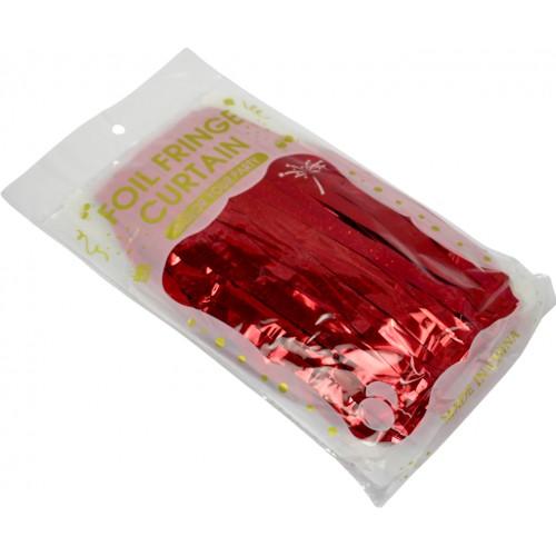 Шторка для фотозони 1х2м червона голограма