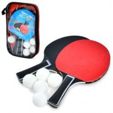 Ракетка 2шт,25,5см,EVA,5 куль,40мм,у чохлі,17х27х4см №MS 4594(25)