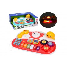 Піаніно 25х18х8см,музика,звуки тварин,звук,світло,рухливі дет.,в кор-ці №834(18)